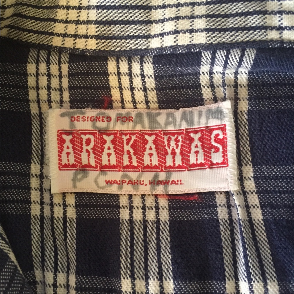 Vintage Hawaiian Palaka Shirt